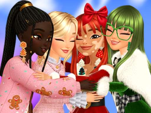Christmas Girls Dress Up gameplay preview